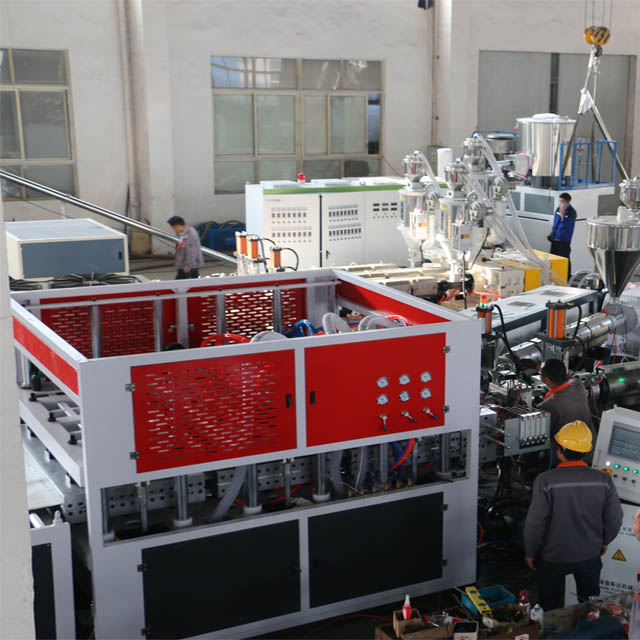PP Hollow Construction Formwork Panel Extrusion Production Line