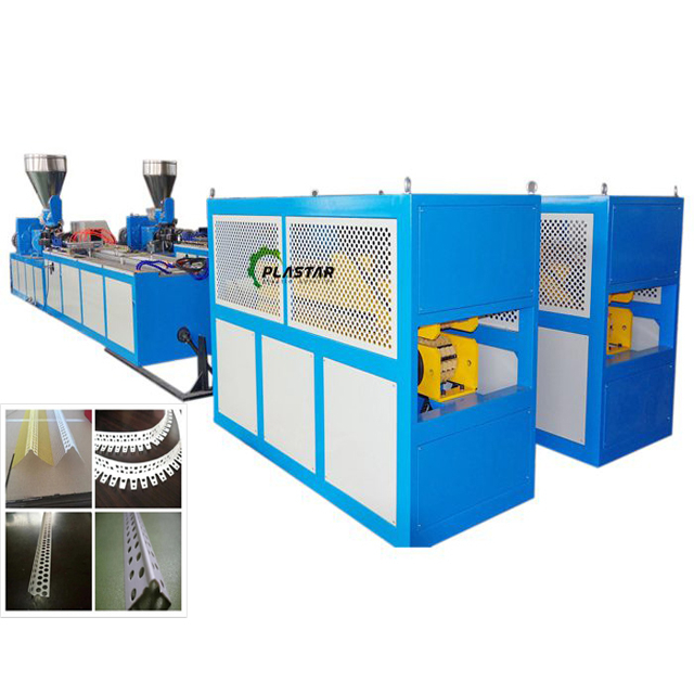 4 Cavities Wide Bullnose PVC Corner Bead Extrusion Production Line