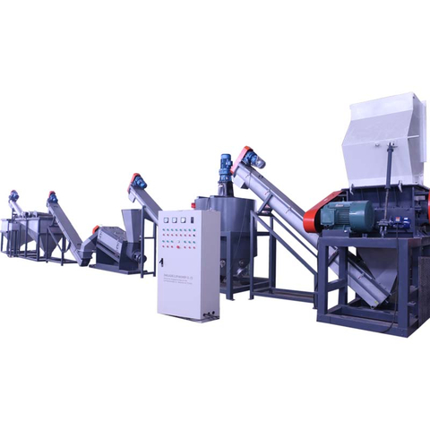 Waste PET Plastic Bottle Crushing Washing Recycling Line